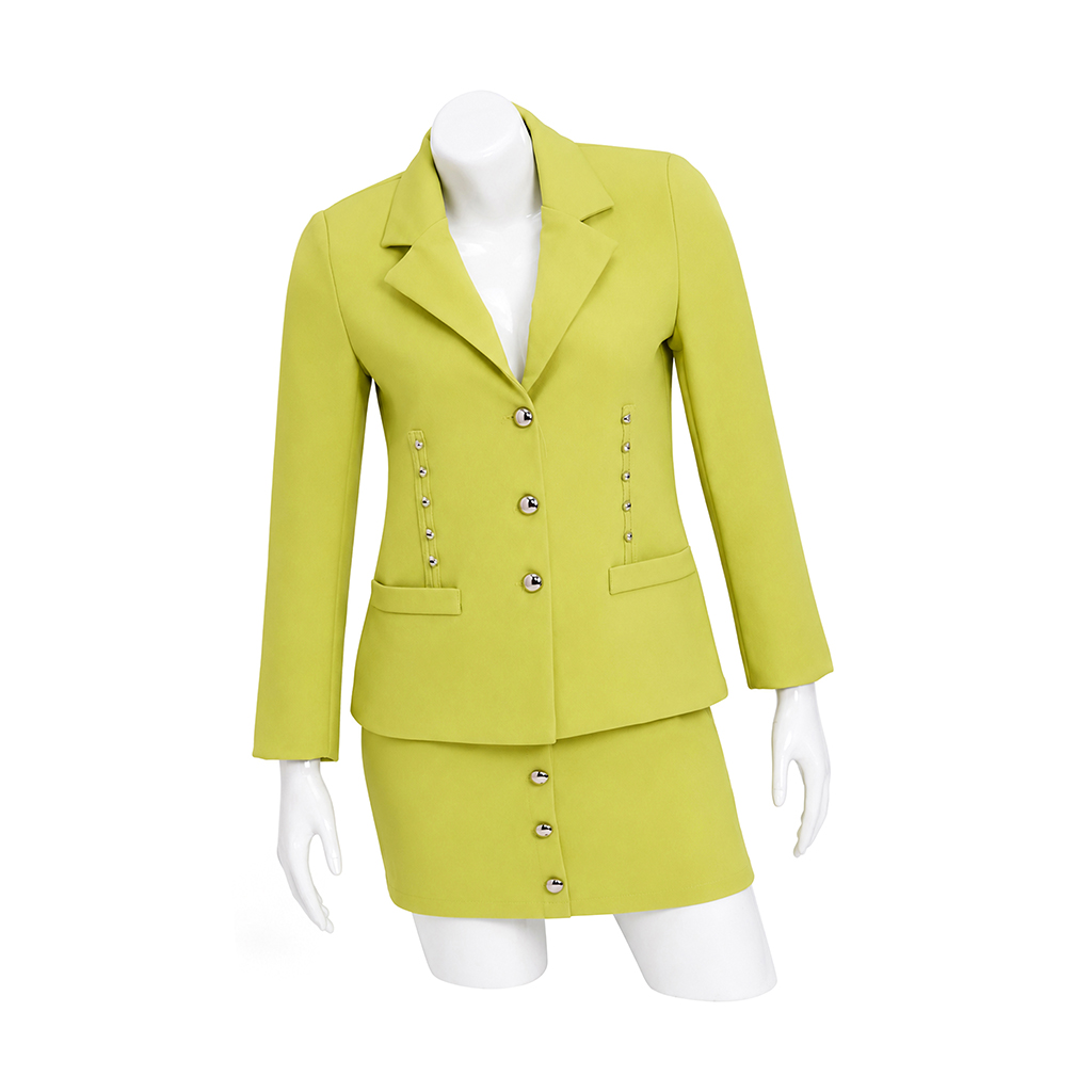 Womens Blazer - Gale Weathers Costume Journalist Cosplay Green