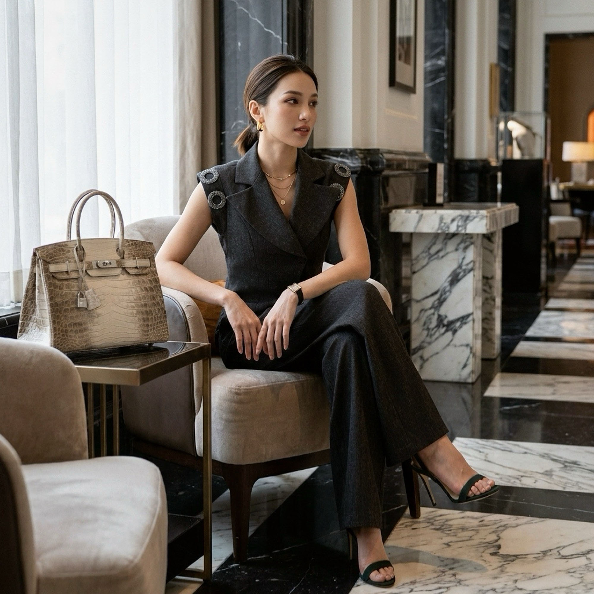 Womens Suit - Elegant Blazer Vest Suit Set 2026