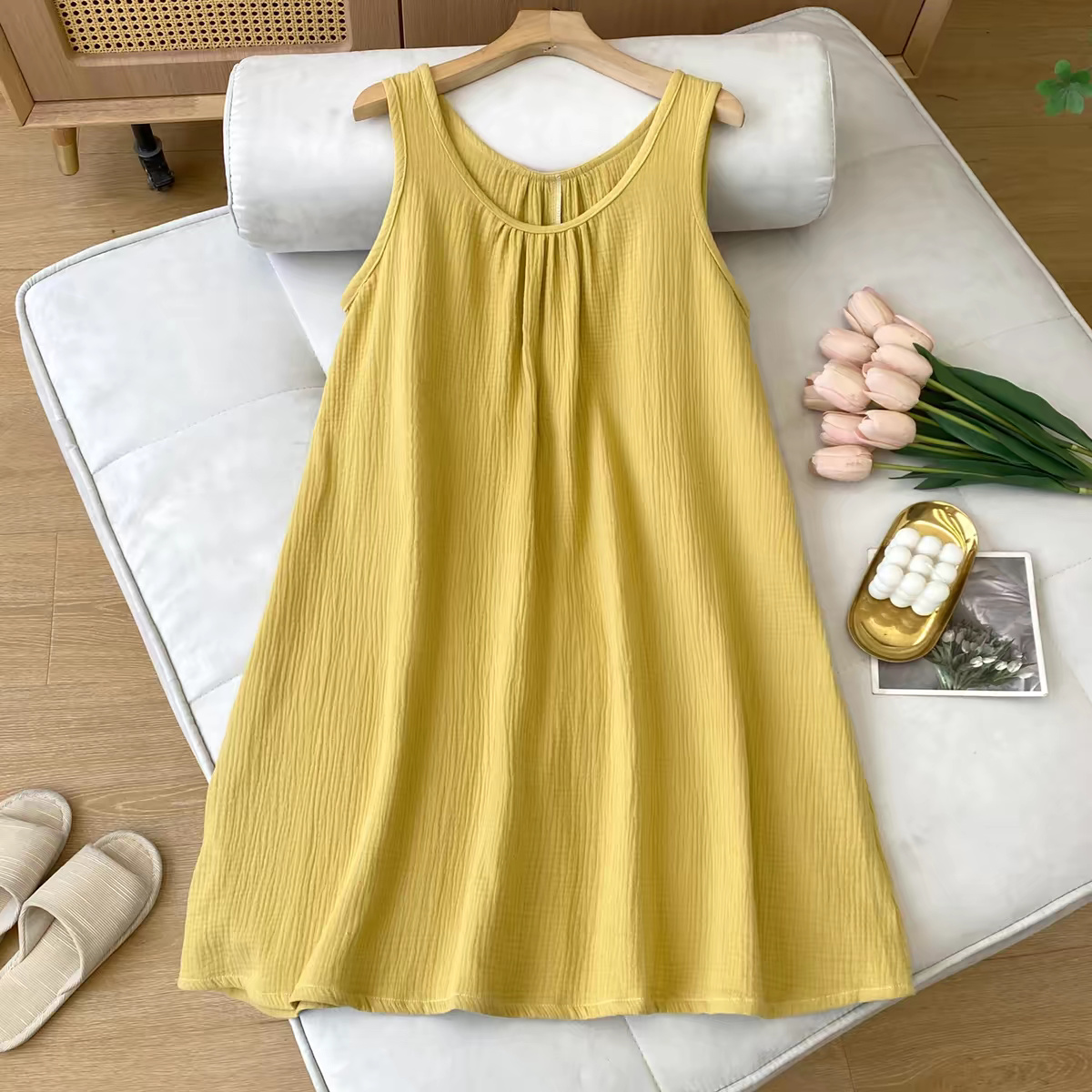 Summer Casual Women's Sleevele - đánh giá và giá Midi Dress