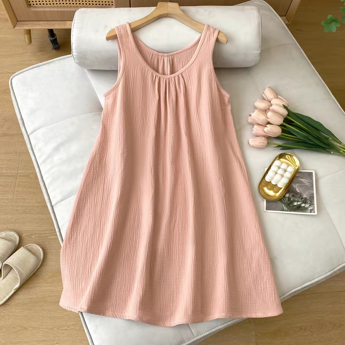 Summer Casual Women's Sleevele - đánh giá và giá Midi Dress