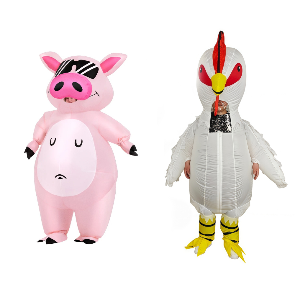 Cartoon Animal Piglet Inflatab - đánh giá và giá Womens Suit