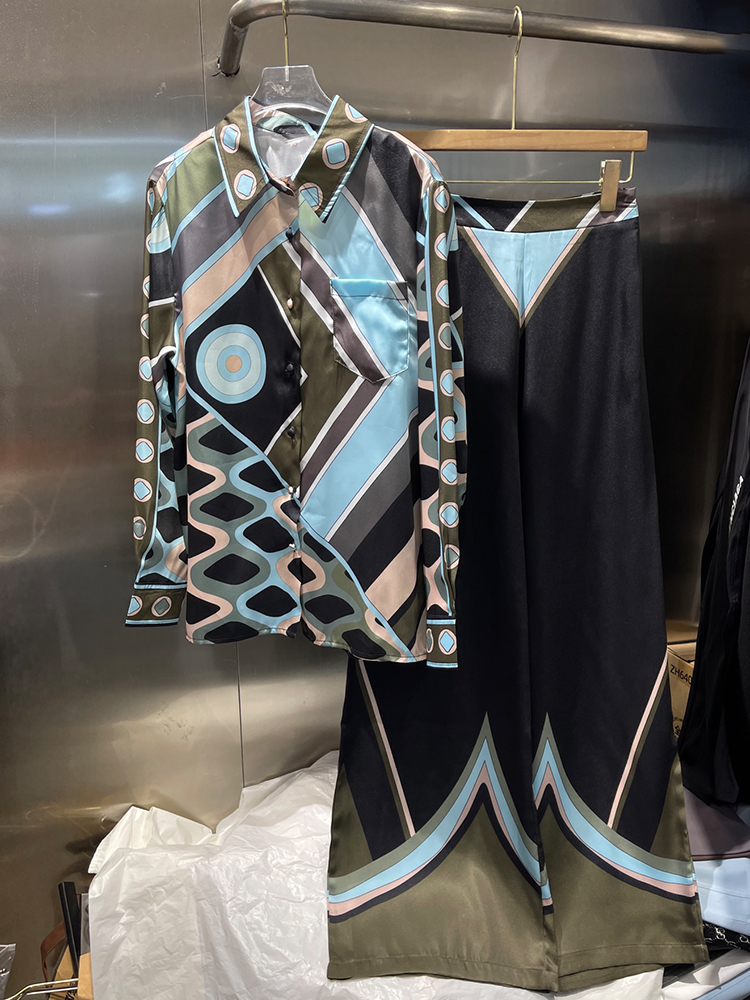 Retro geometric positioning pr - đánh giá và giá Silk Blouse