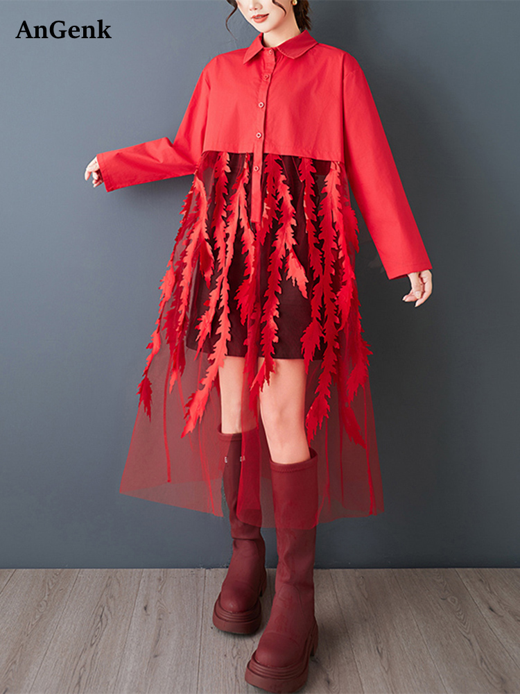 Mesh Patchwork Red Vintage Shi - đánh giá và giá Women'S Red Formal Wear