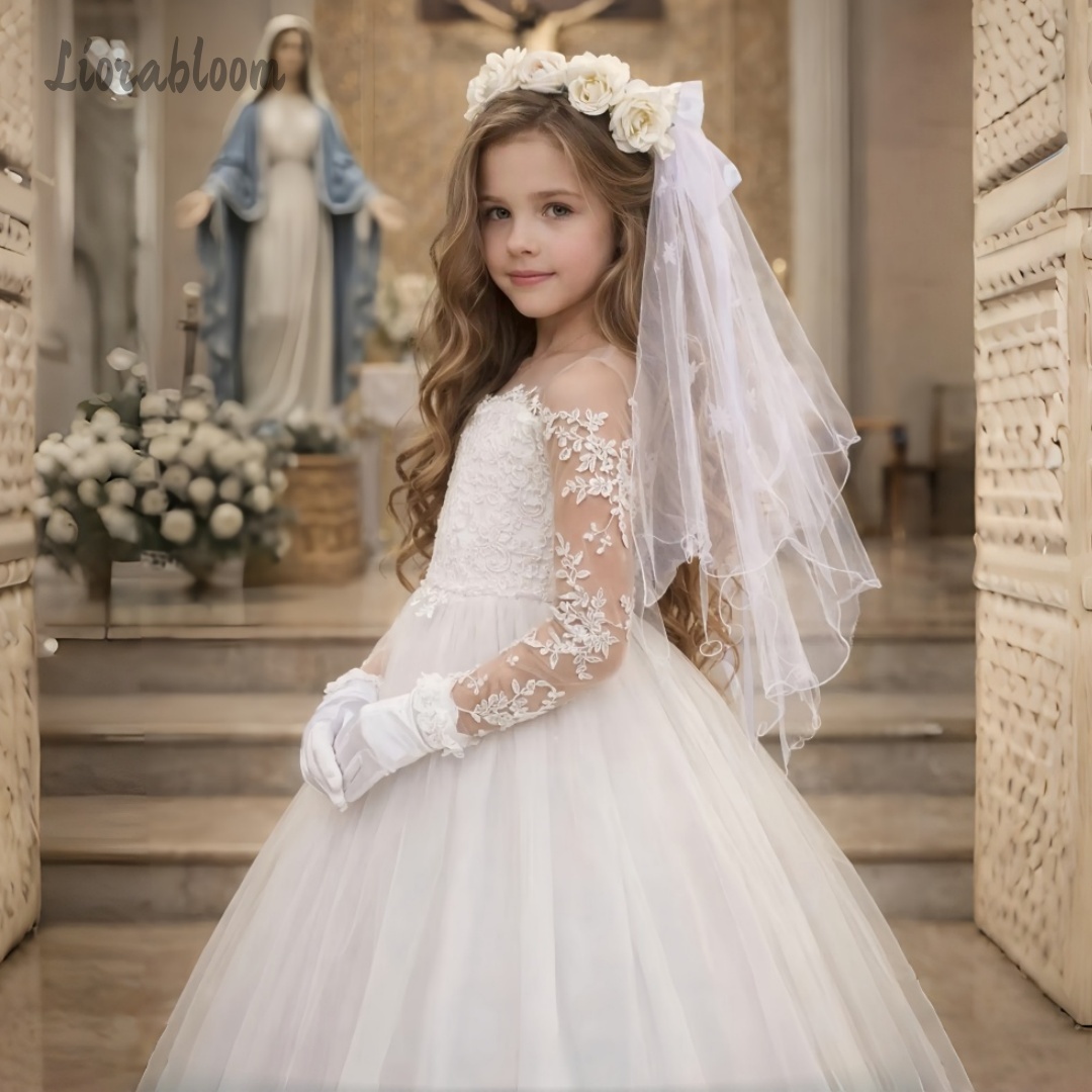Girls' Lace Wedding Dress Cust - đánh giá và giá Formal Skirt