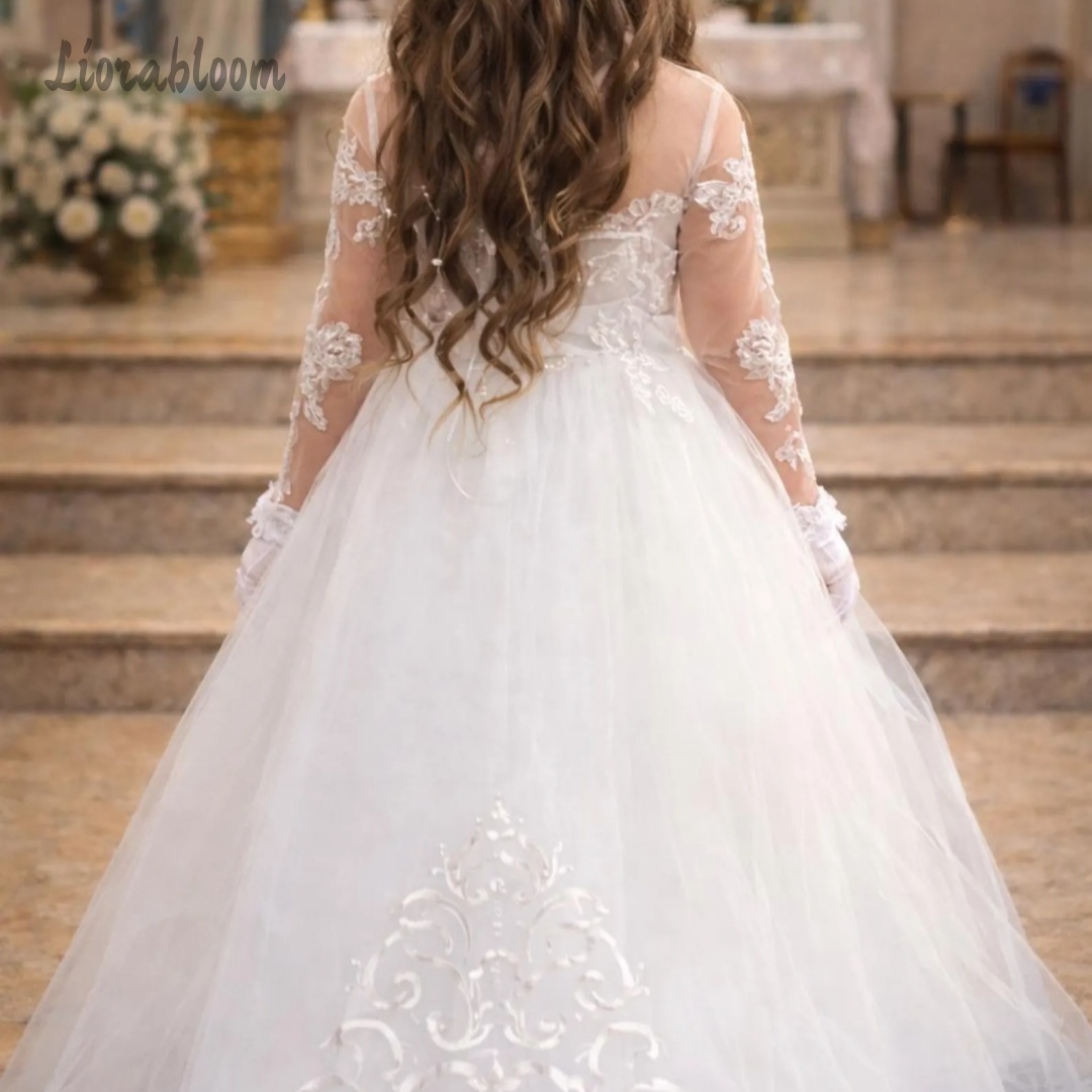 Girls' Lace Wedding Dress Cust - đánh giá và giá Formal Skirt