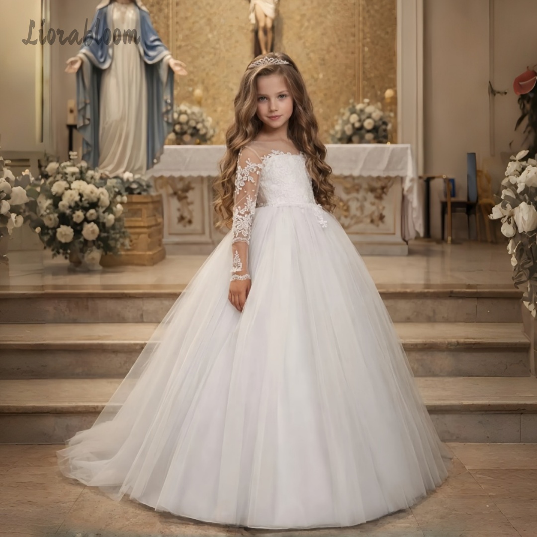 Girls' Lace Wedding Dress Cust - đánh giá và giá Formal Skirt