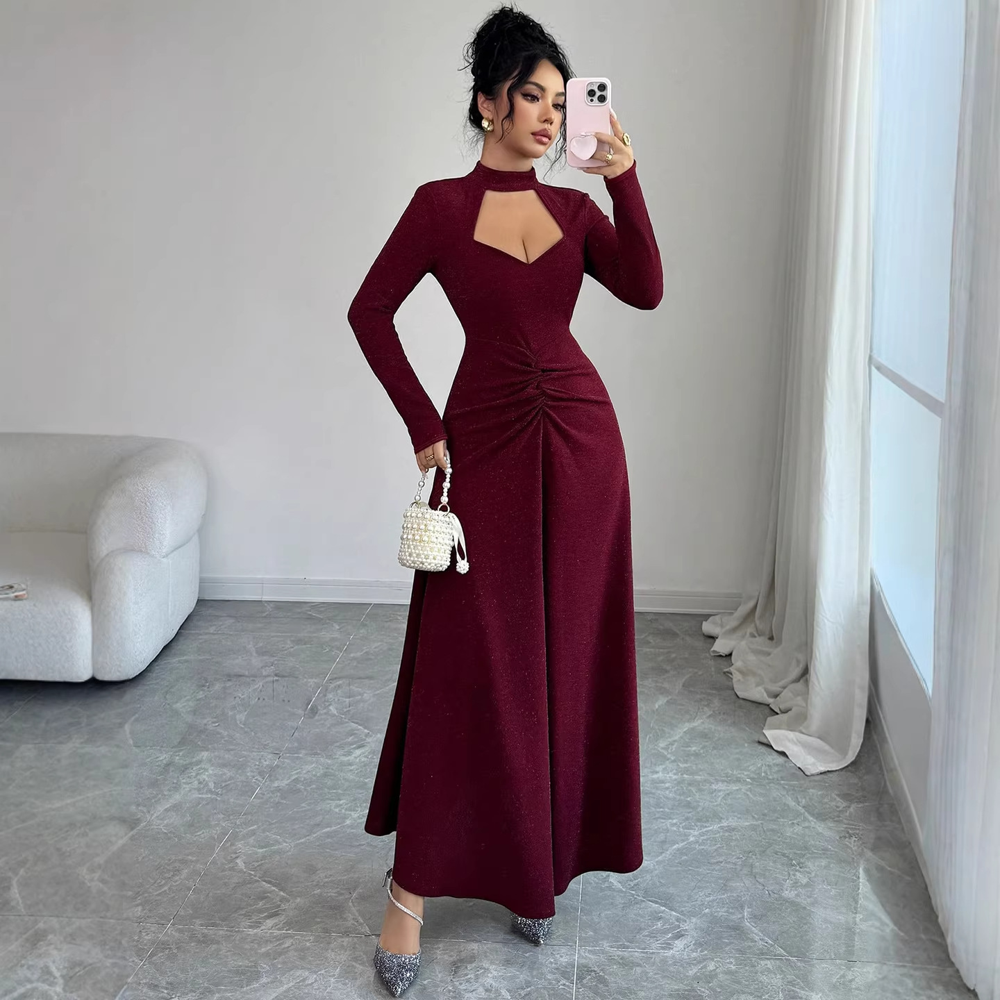20256 Spring Sexy Fitted Midi  - đánh giá và giá Midi Dress