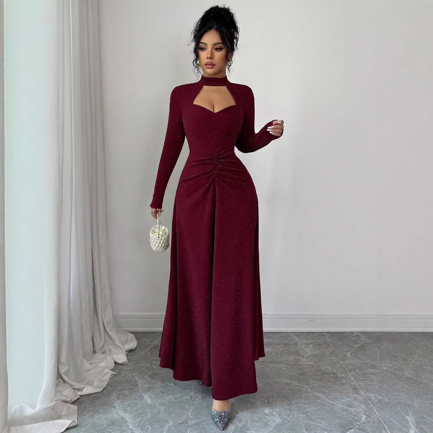 20256 Spring Sexy Fitted Midi  - đánh giá và giá Midi Dress