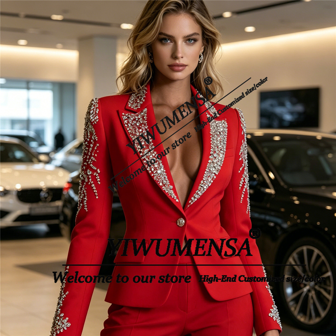 Luxury Women Suits 2 Pieces Se - đánh giá và giá Womens Blazer