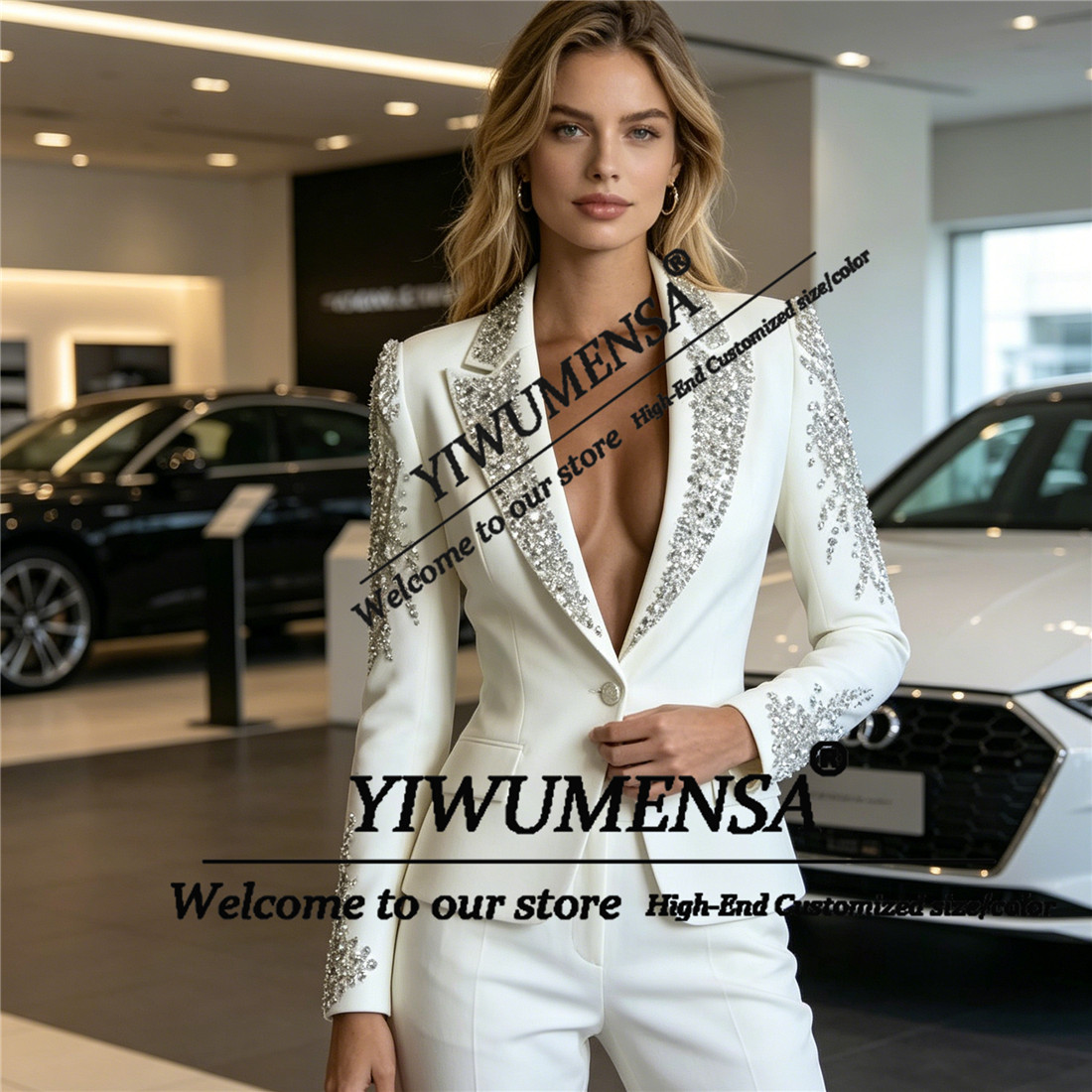 Luxury Women Suits 2 Pieces Se - đánh giá và giá Womens Blazer