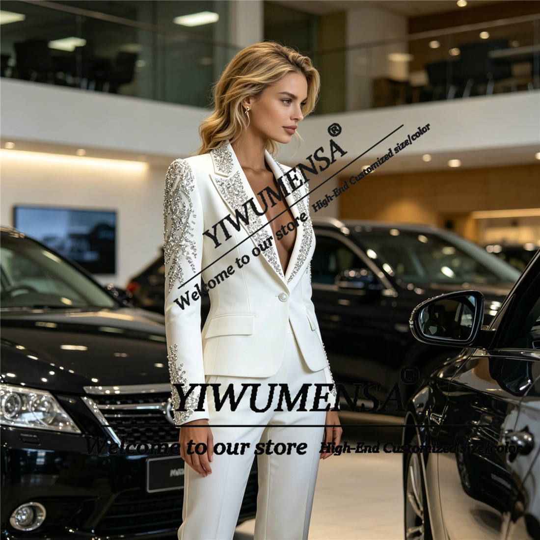 Luxury Women Suits 2 Pieces Se - đánh giá và giá Womens Blazer