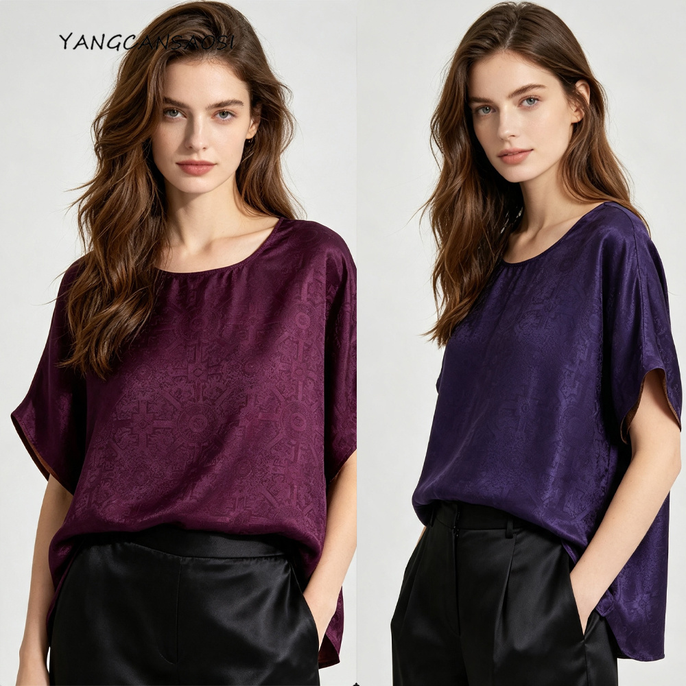 Plus Size Women's Casual Summe - đánh giá và giá Silk Blouse