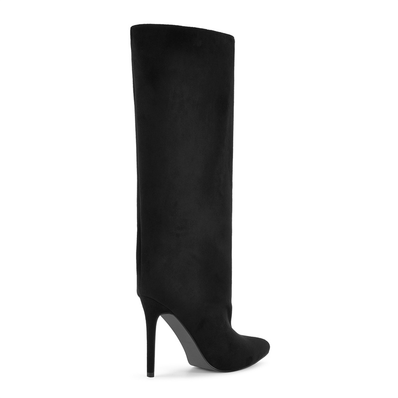 Onlymaker Black Faux Suede Kne - đánh giá và giá Formal Dress