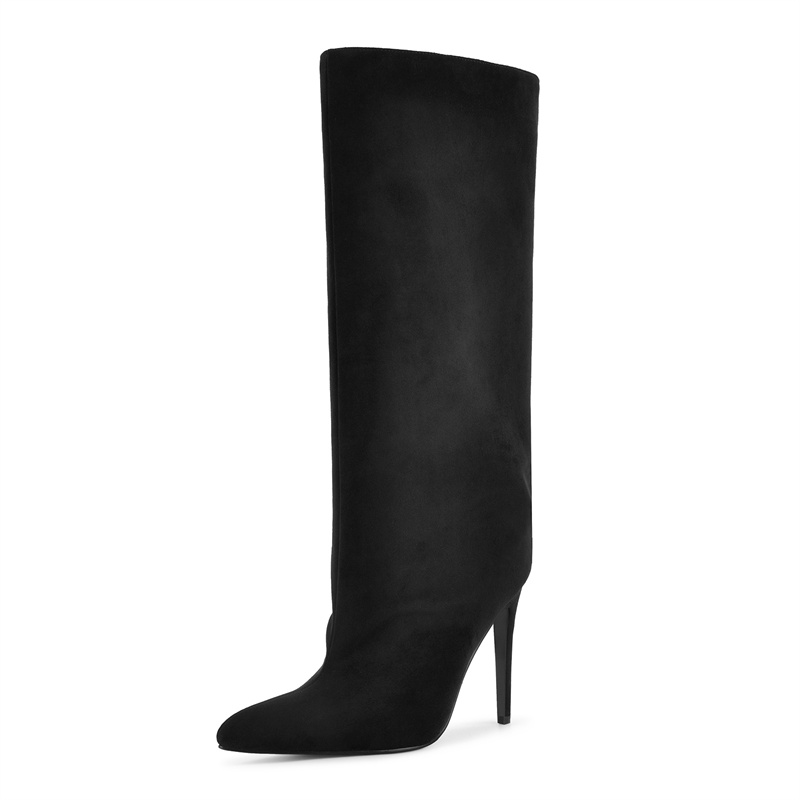 Onlymaker Black Faux Suede Kne - đánh giá và giá Formal Dress