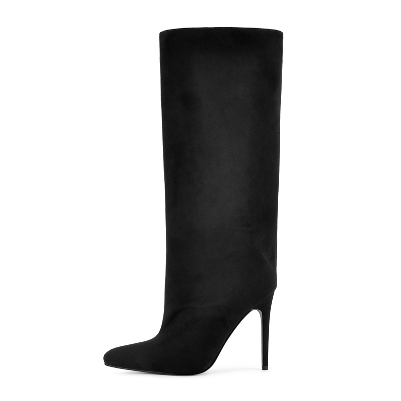 Onlymaker Black Faux Suede Kne - đánh giá và giá Formal Dress