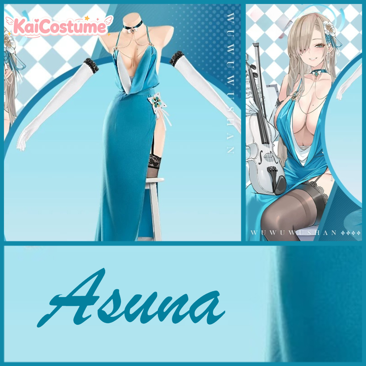 Blue Archive Asuna Evening Gow - đánh giá và giá Evening Gown