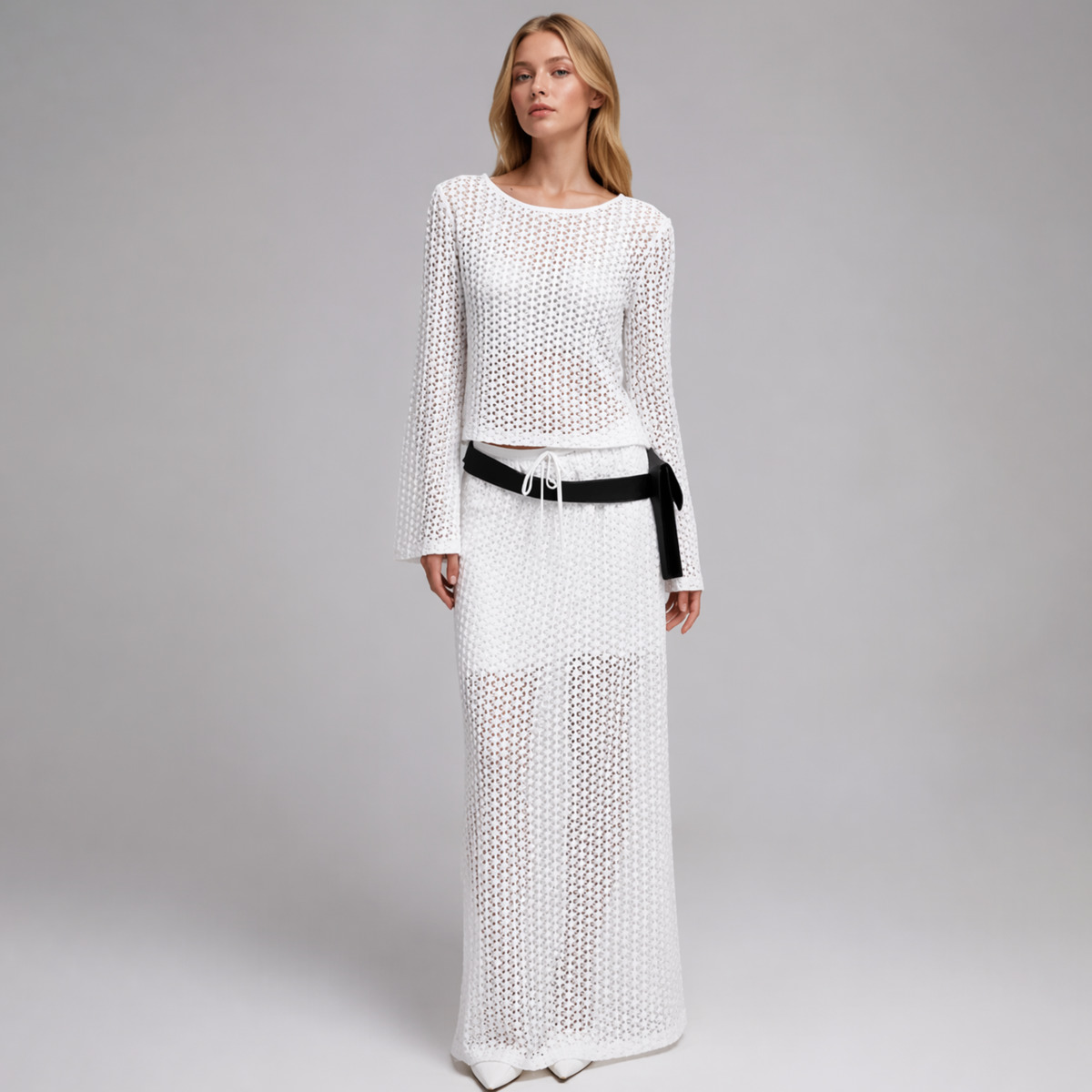 IG 2026 Women's Hollow Out Kni - đánh giá và giá Formal Skirt