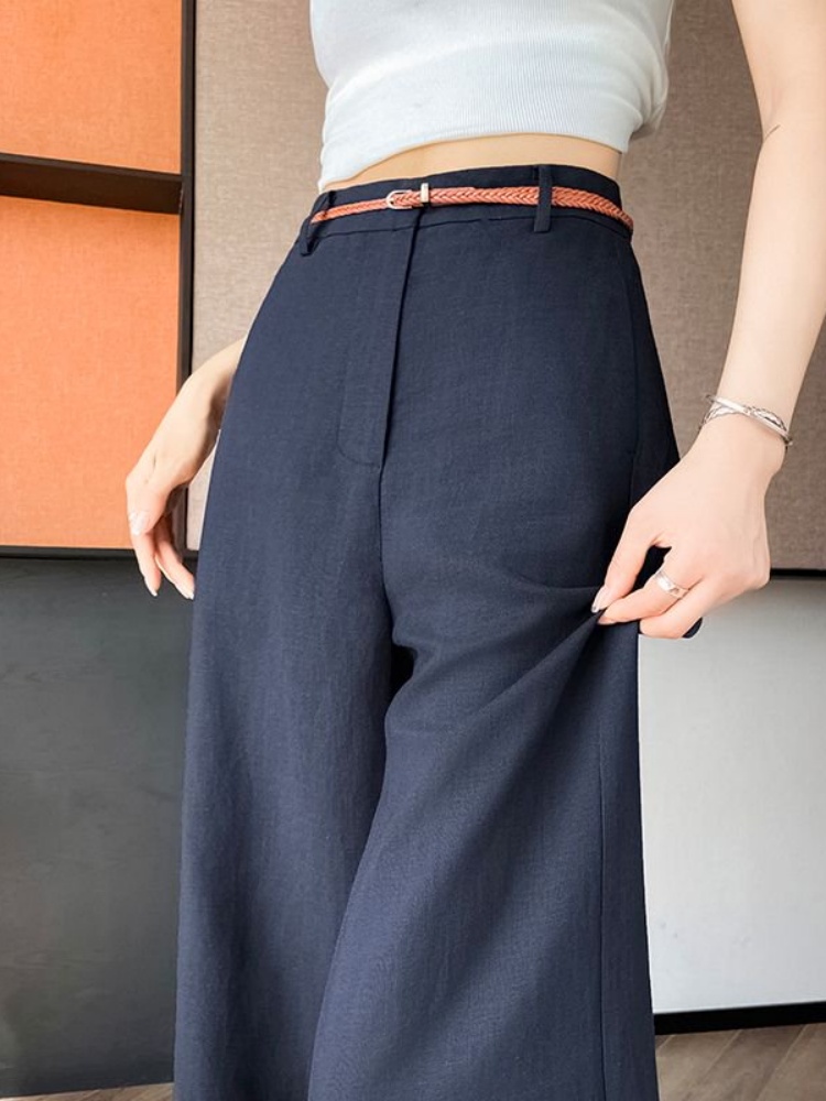 High Waist Narrow Cut Linen Co - đánh giá và giá Tailored Trouser Wide