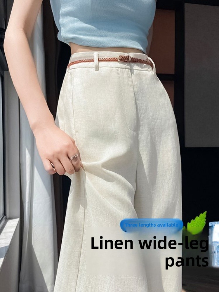 High Waist Narrow Cut Linen Co - đánh giá và giá Tailored Trouser Wide