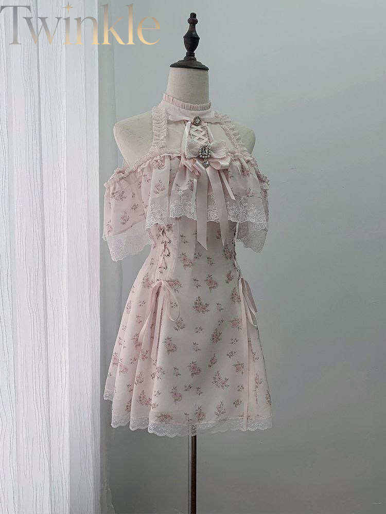 Summer Floral Off-Shoulder Dre - đánh giá và giá Midi Dress