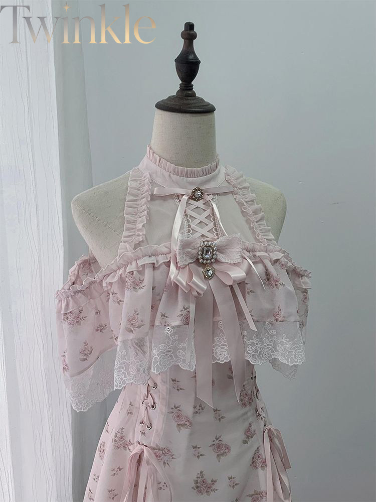 Summer Floral Off-Shoulder Dre - đánh giá và giá Midi Dress