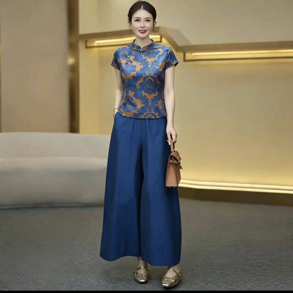 Silk Suit Summer Mother's New  - đánh giá và giá Silk Blouse