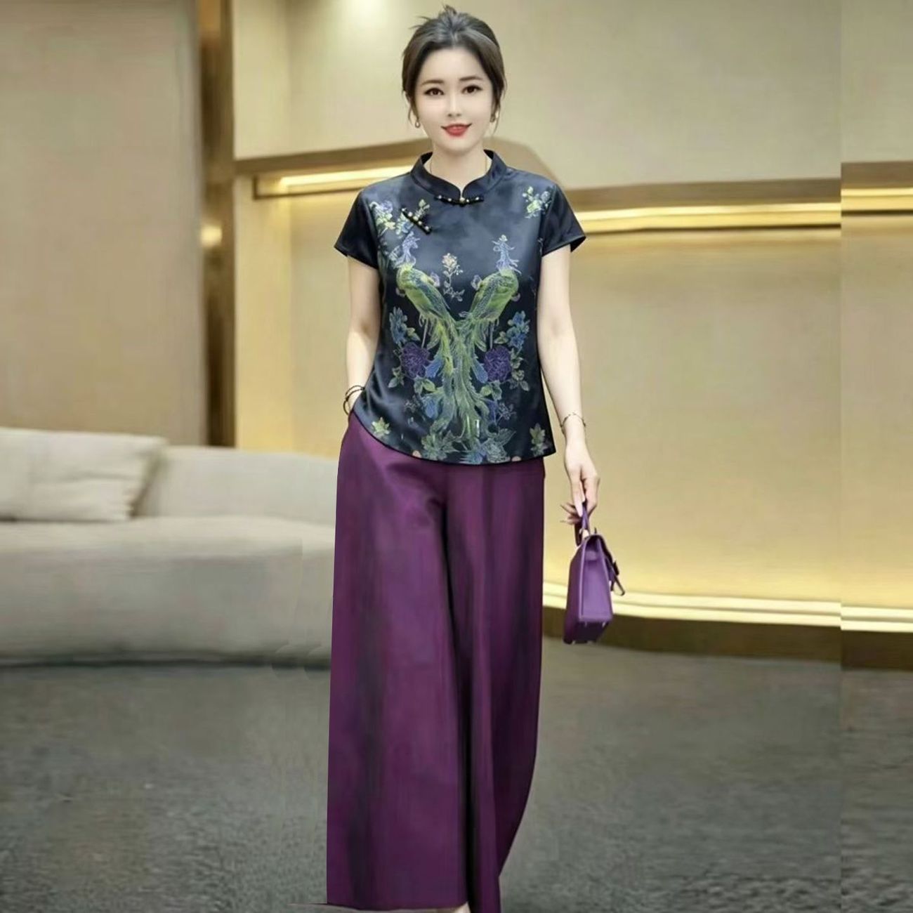 Silk Suit Summer Mother's New  - đánh giá và giá Silk Blouse