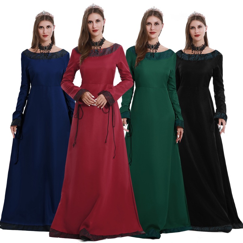 Women Medieval Long Dress V Ne - đánh giá và giá Lace Dress