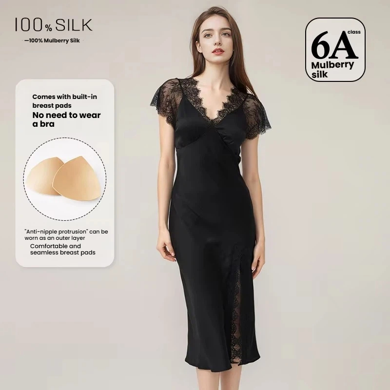Women Sexy Lace Silk Nightdres - đánh giá và giá Lace Dress