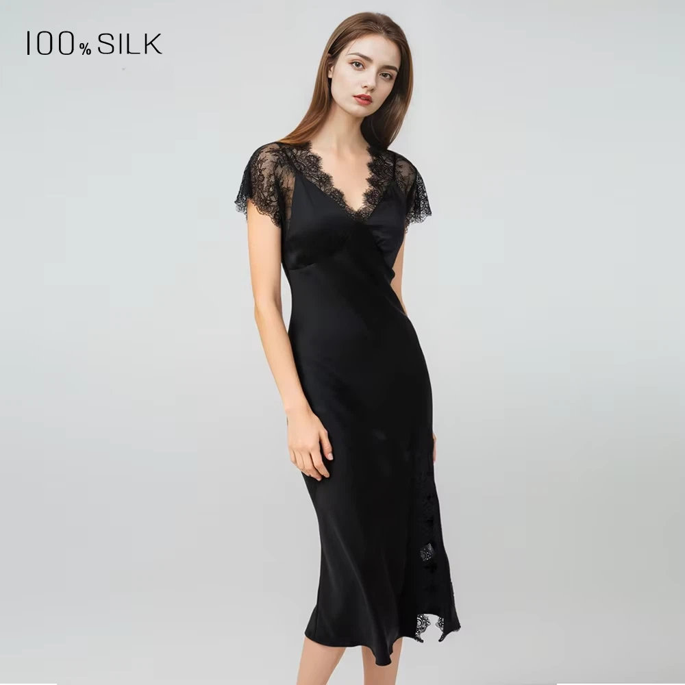 Women Sexy Lace Silk Nightdres - đánh giá và giá Lace Dress