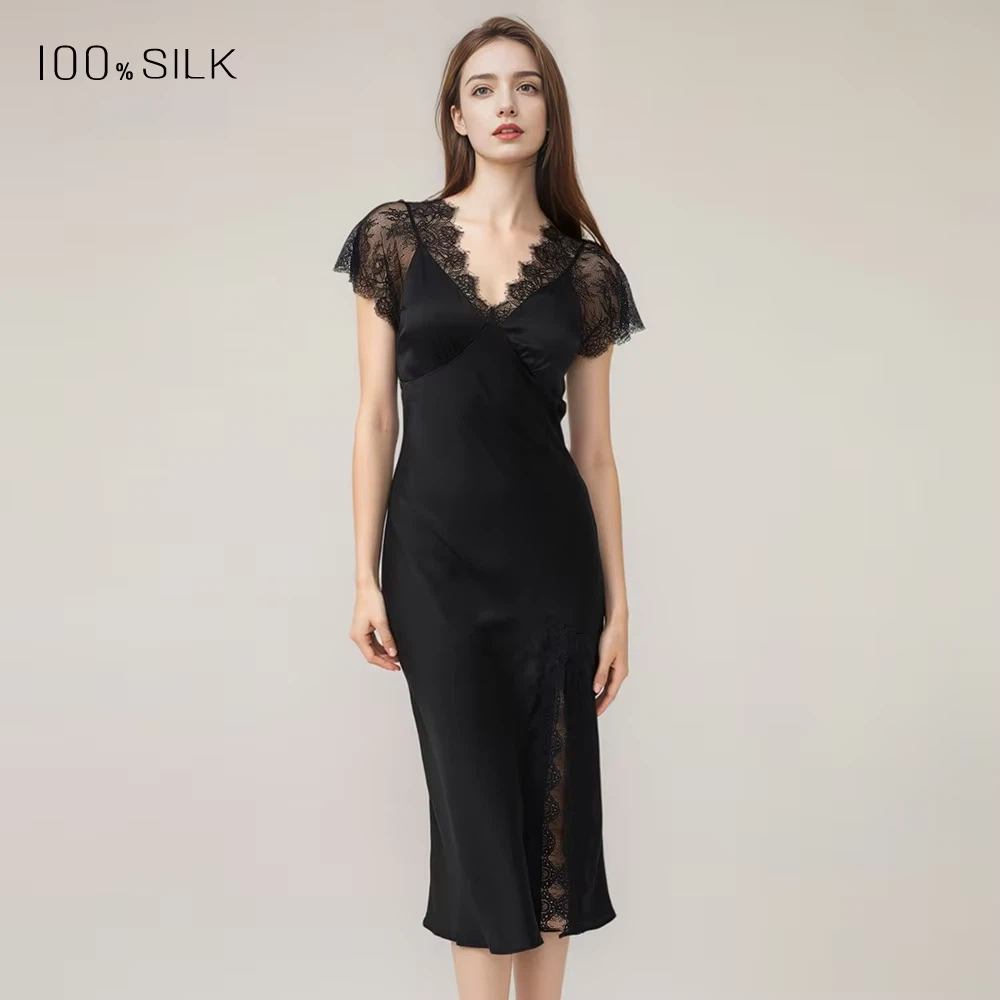 Women Sexy Lace Silk Nightdres - đánh giá và giá Lace Dress