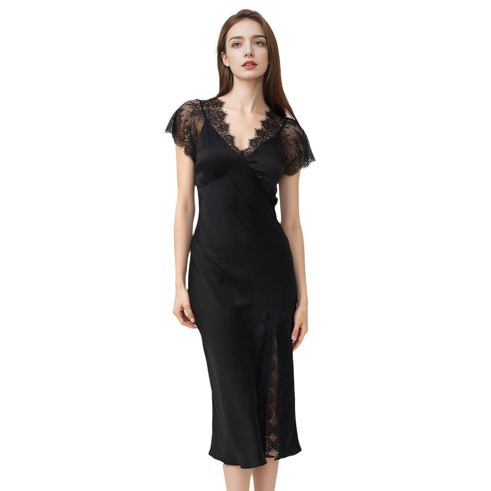 Women Sexy Lace Silk Nightdres - đánh giá và giá Lace Dress
