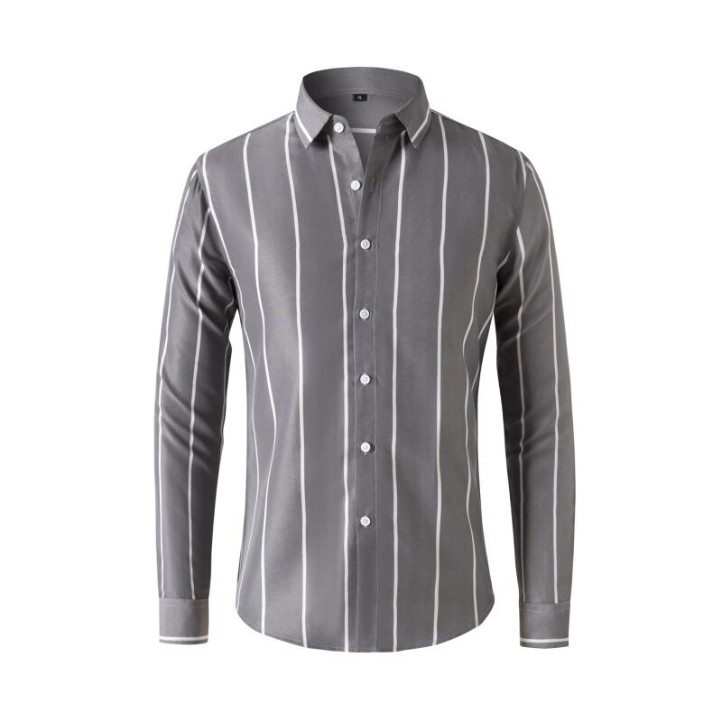 Men's Striped Dress Shirt Long - đánh giá và giá Formal Dress