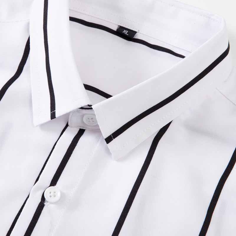 Men's Striped Dress Shirt Long - đánh giá và giá Formal Dress