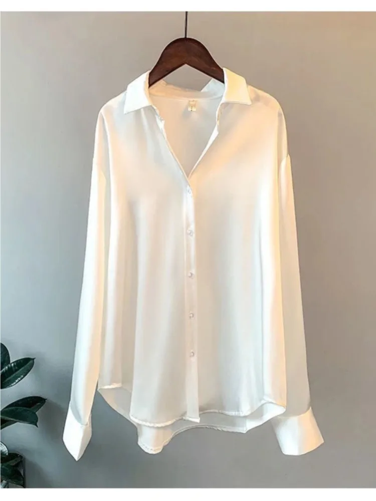 Plus Size Casual Women Silk Sh - đánh giá và giá Silk Blouse