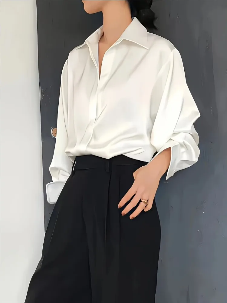 Plus Size Casual Women Silk Sh - đánh giá và giá Silk Blouse
