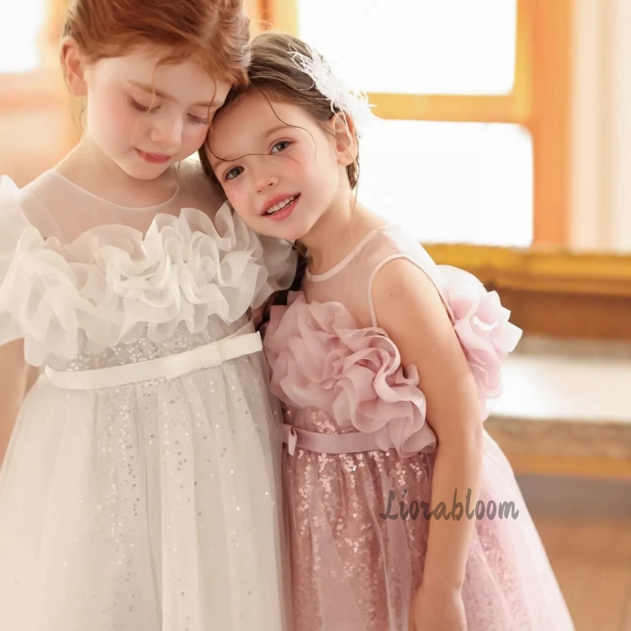 Girls' Pink Wavy Tulle Formal  - đánh giá và giá Formal Skirt