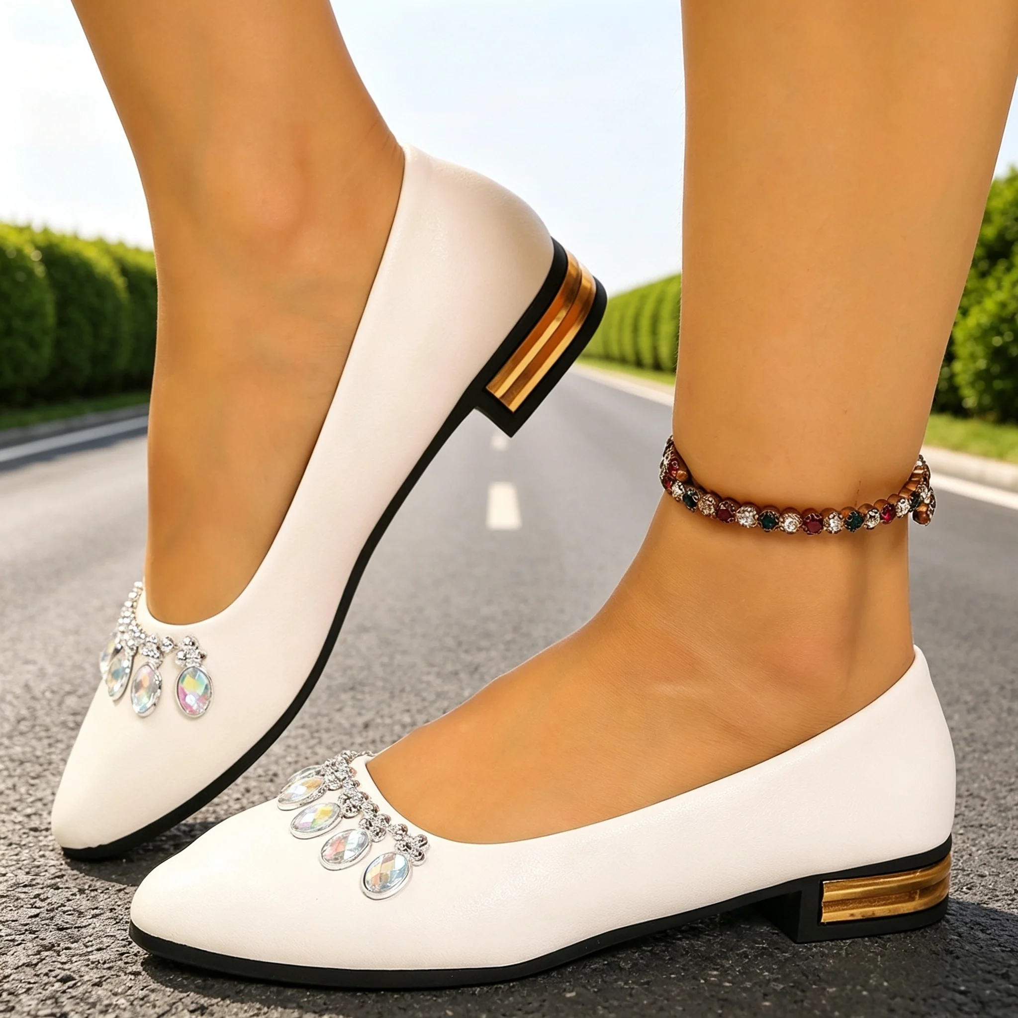 Women Flats Pointed Toe Ballet - đánh giá và giá Womens Heels