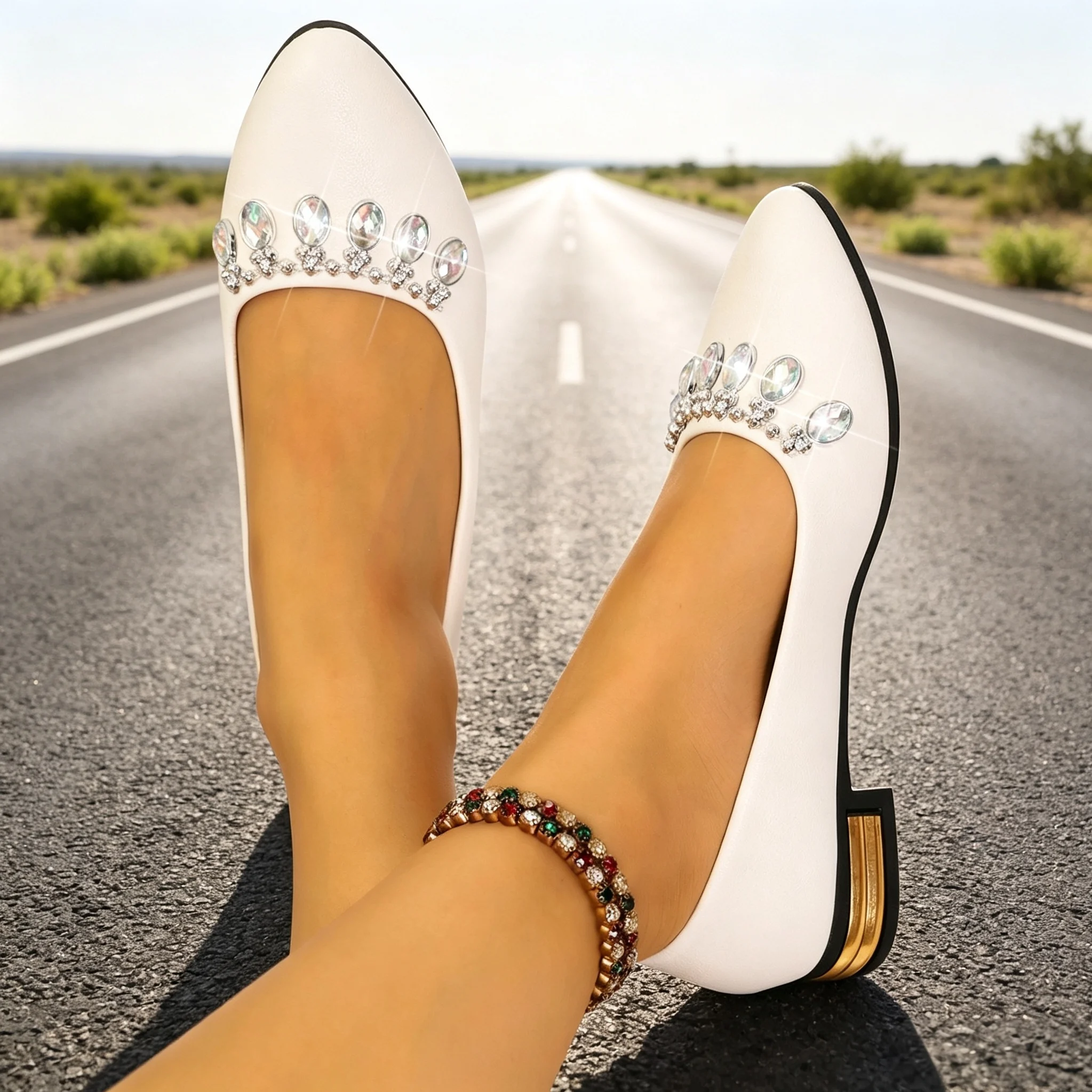 Women Flats Pointed Toe Ballet - đánh giá và giá Womens Heels
