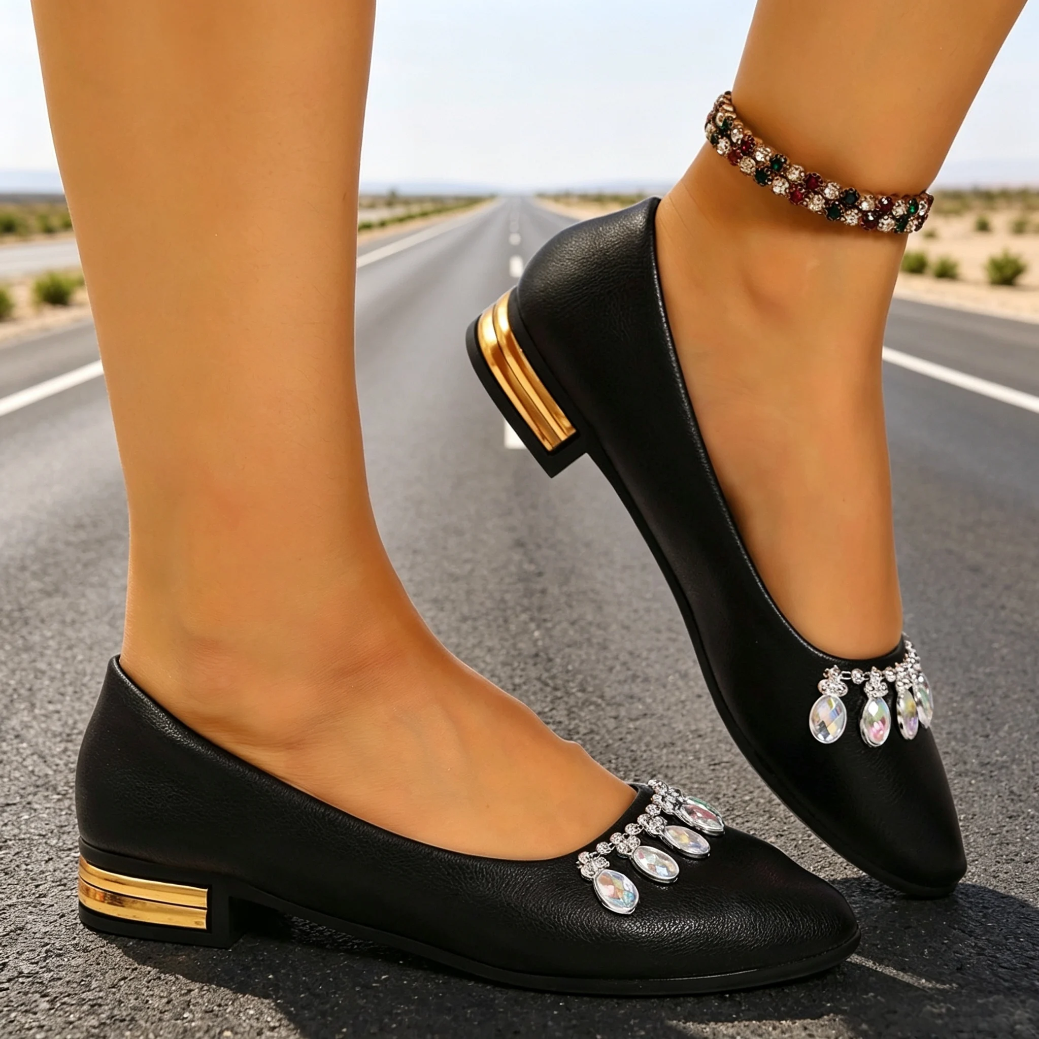 Women Flats Pointed Toe Ballet - đánh giá và giá Womens Heels