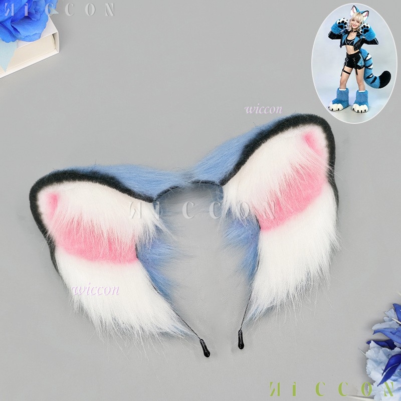 Derpyy Blue Tiger Fursuit Ears - đánh giá và giá Formal Dress