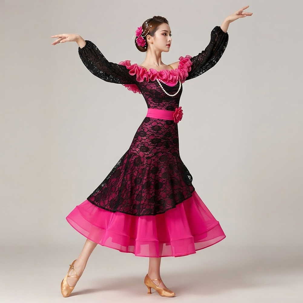 Women's Rose Red Ballroom Danc - đánh giá và giá Women'S Red Formal Wear