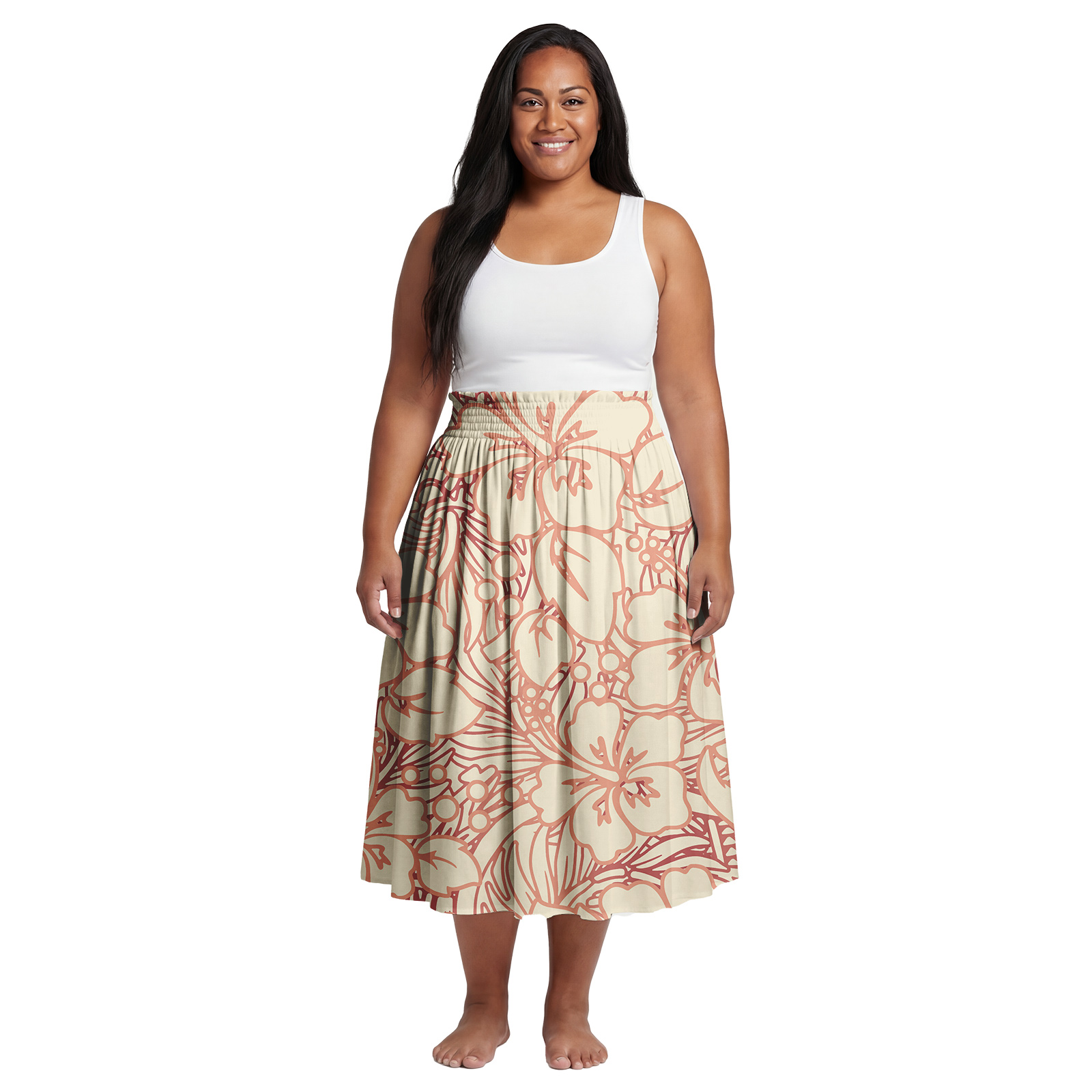 Excellent Floral Print Custom  - đánh giá và giá Midi Dress