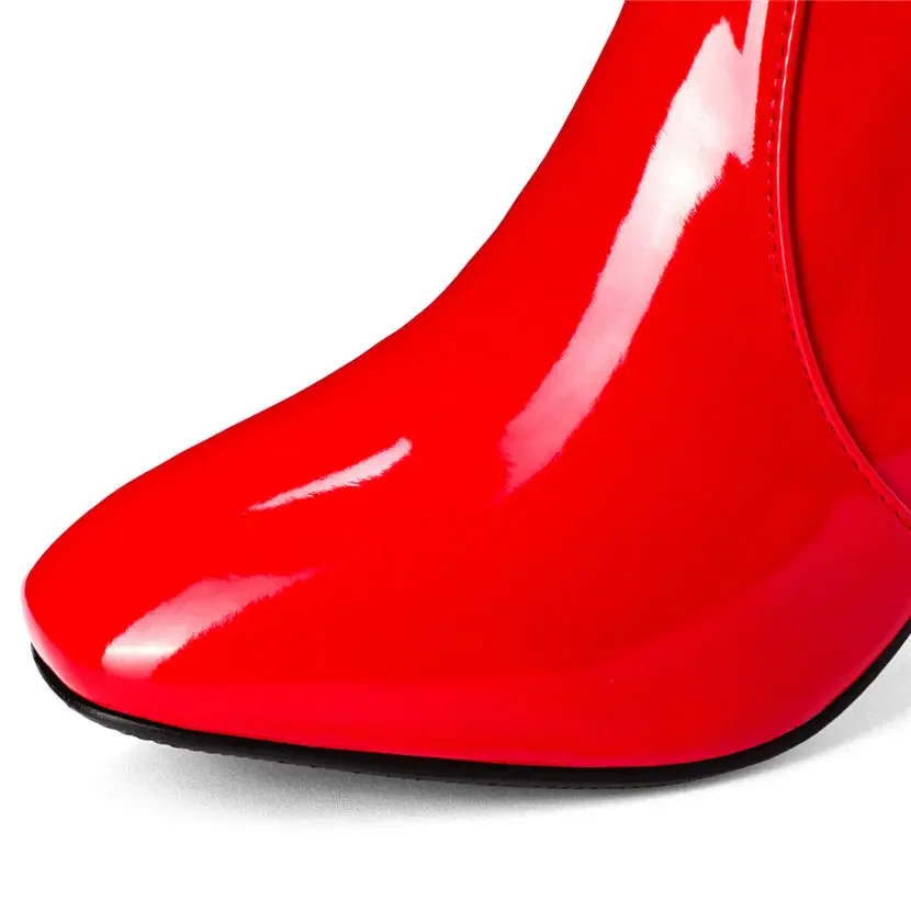 Red White Patent Leather Women - đánh giá và giá Women'S Red Formal Wear