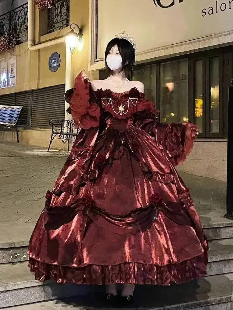 Beauty Princess Dress Red Loli - đánh giá và giá Formal Skirt