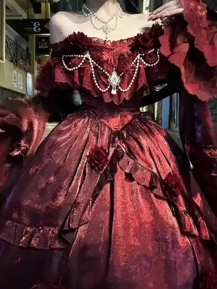 Beauty Princess Dress Red Loli - đánh giá và giá Formal Skirt
