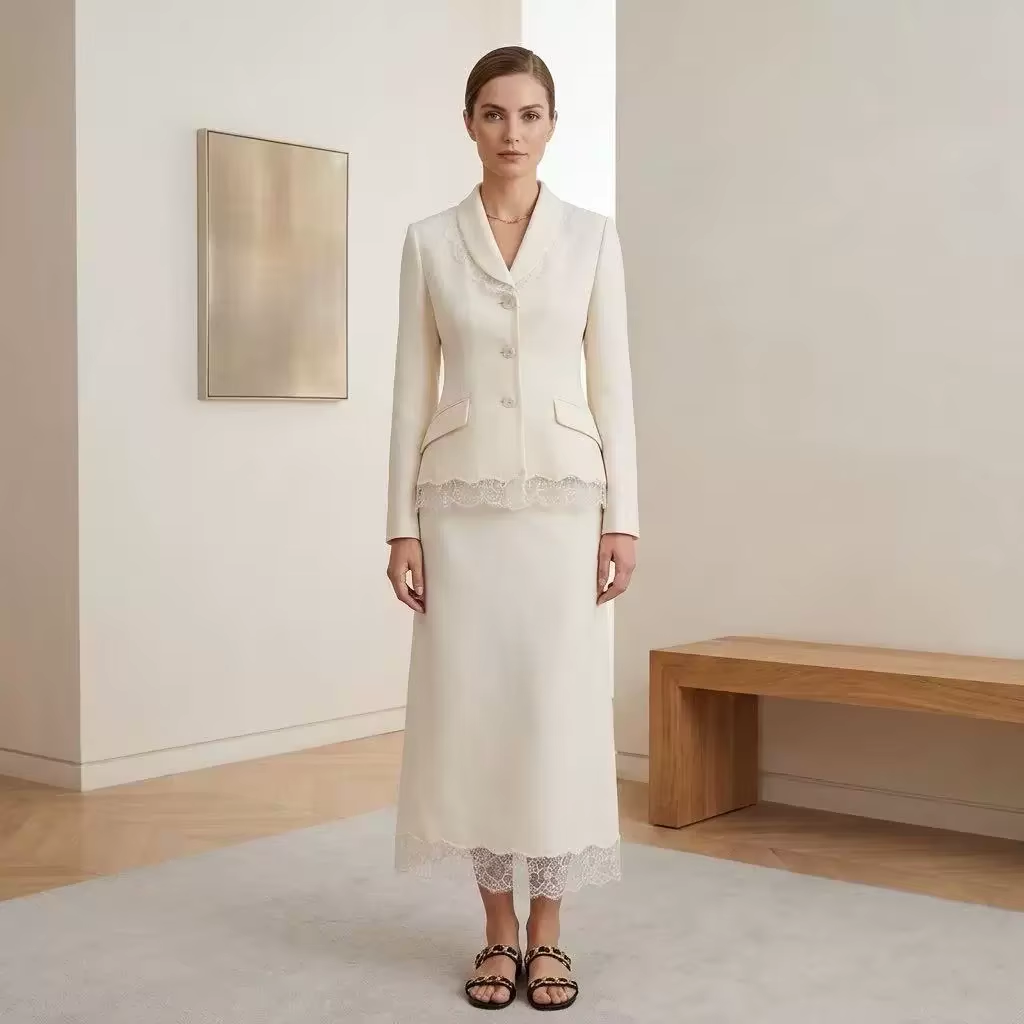 Luxury Wool Silk Blend Skirt S - đánh giá và giá Formal Skirt