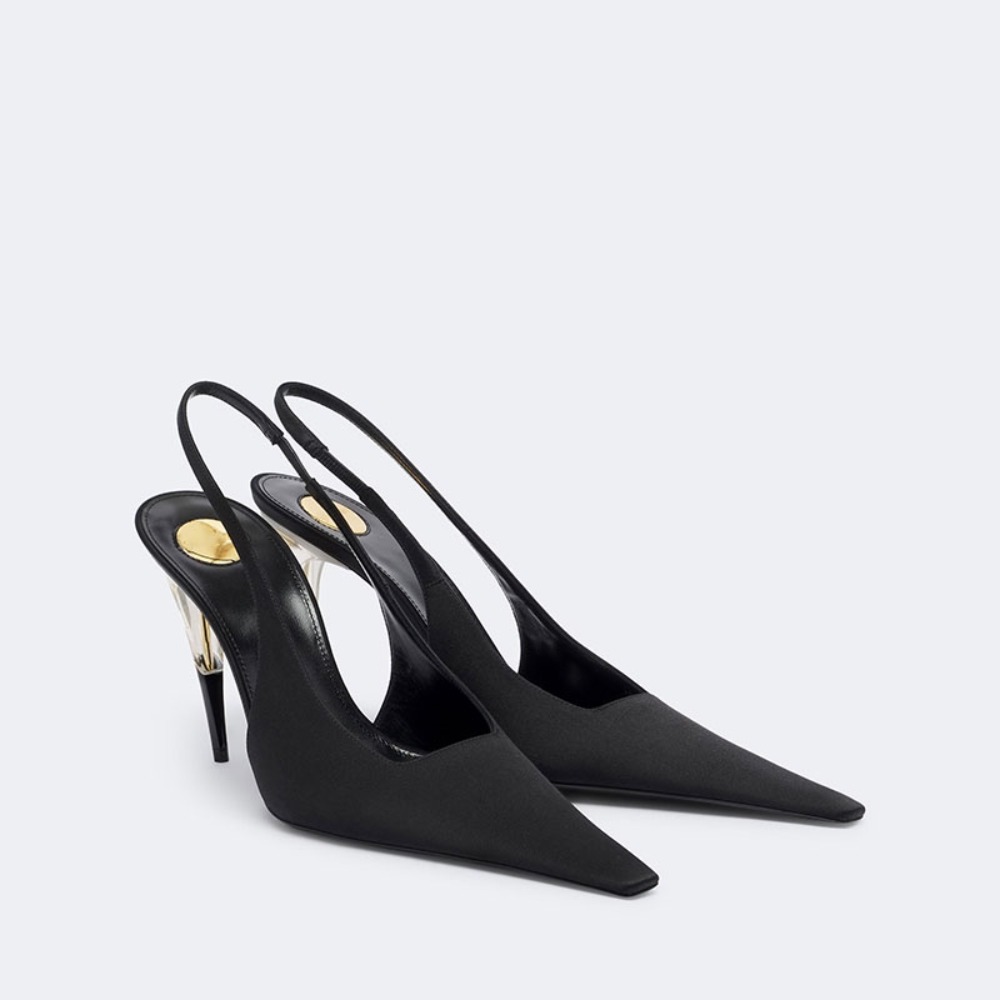 Women Satin Pointed‑Toe Stilet - đánh giá và giá Formal Dress