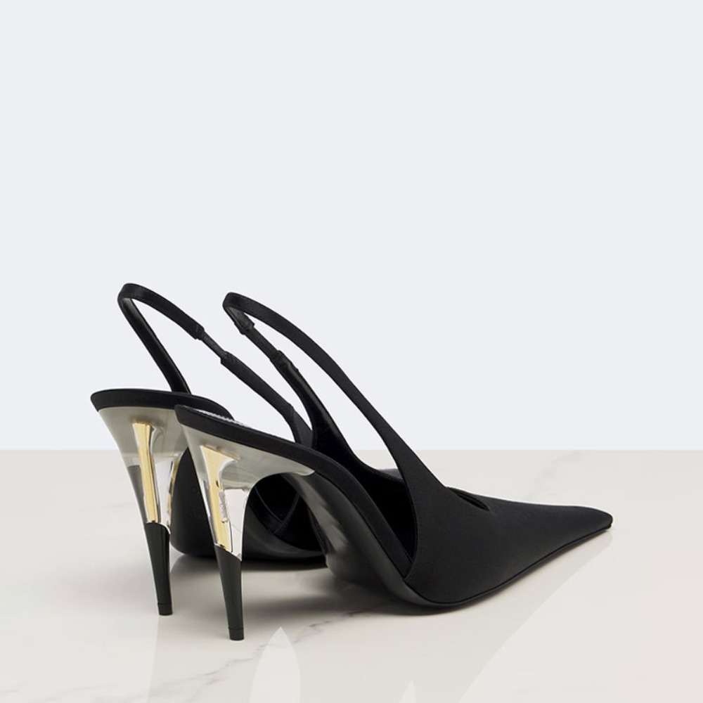 Women Satin Pointed‑Toe Stilet - đánh giá và giá Formal Dress