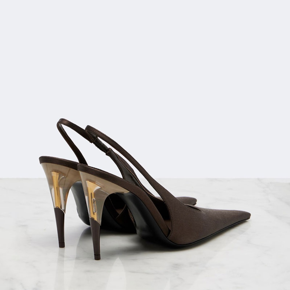 Women Satin Pointed‑Toe Stilet - đánh giá và giá Formal Dress